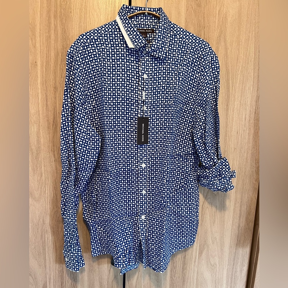 Michael Kors men’s linen shirt L